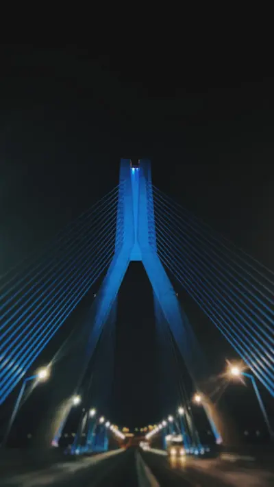 Architecture Pont nuit