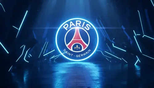 PSG Logo Background for PC wallpaper HD 4K for desktop
