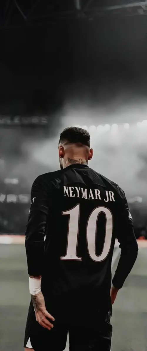 Neymar Jr Dark Background wallpaper HD 4K for phone