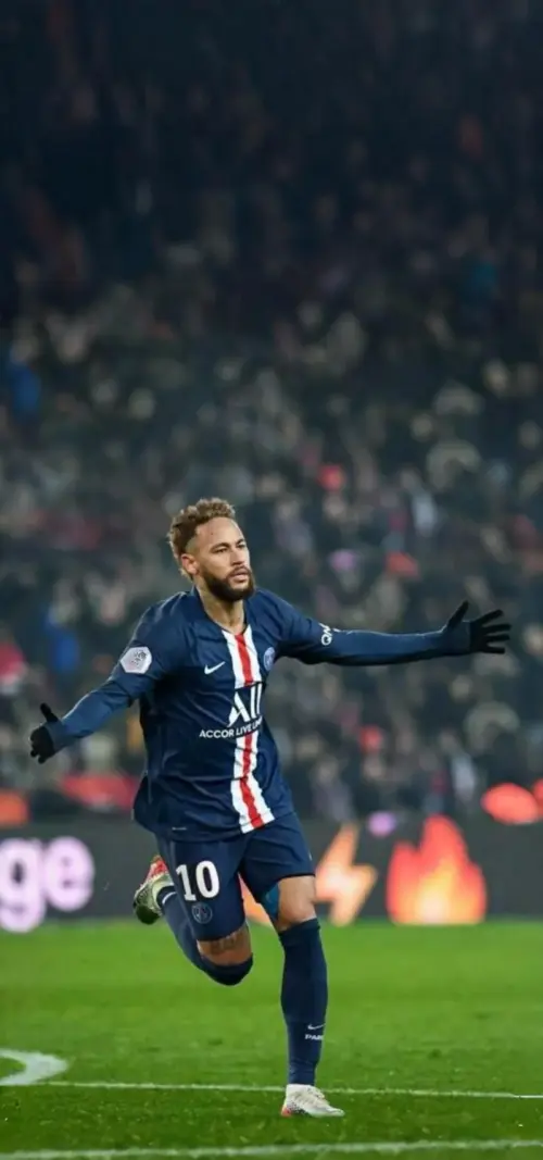 Neymar JR celebration at PSG stadium wallpaper HD 4K for phone