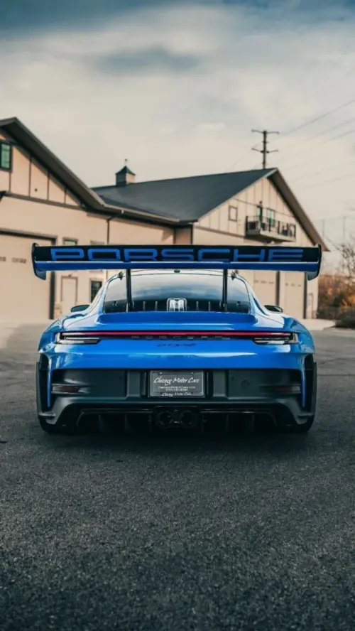 Blue Porsche 911 gt3 RS wallpaper HD 4K for phone