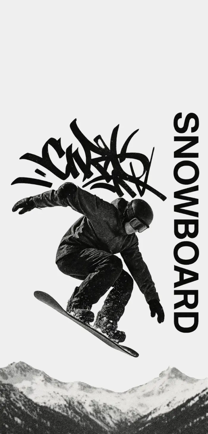 Snowboard Arrière Plan télephone