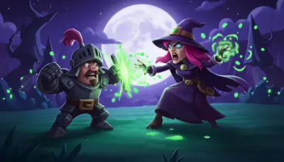 Le Duel Magique de Clash Royale Chevalier vs Sorcière