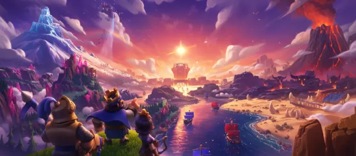 Paysage Fantastique Clash Royale