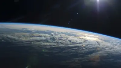 Vue de la Terre Depuis l'Espace