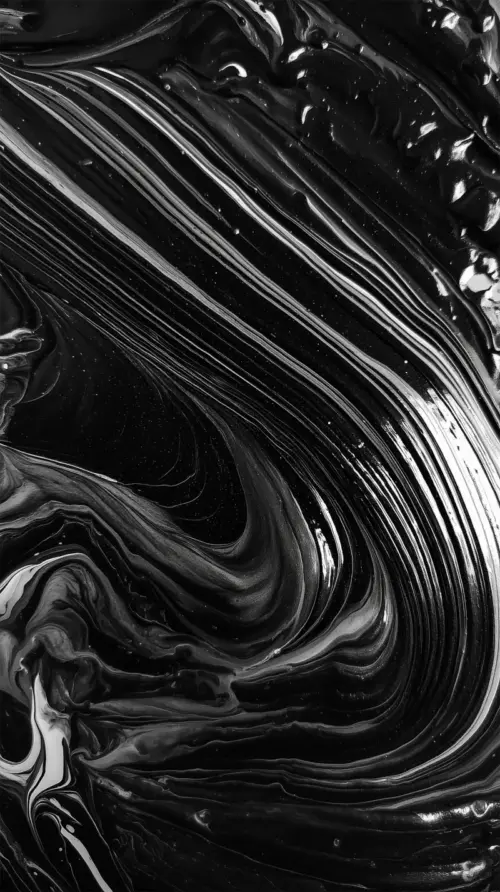 Peinture Noir et Blanc fonds d’écran HD 4K pour téléphone