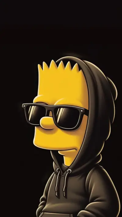 Bart Simpson style gangster