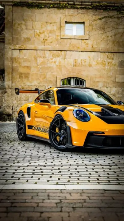Porsche 911 gt3 RS Orange