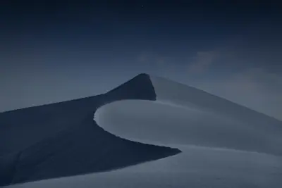 Photographie Désert la nuit