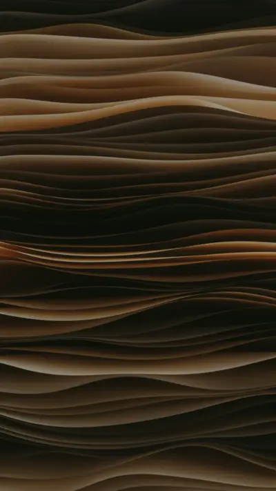 Abstrait marron ondulé, texture fluide et élégante