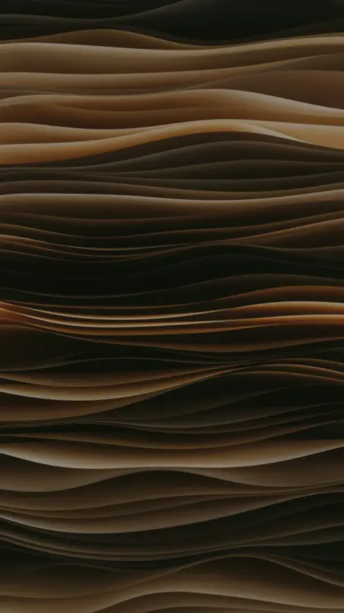 Abstrait marron ondulé, texture fluide et élégante