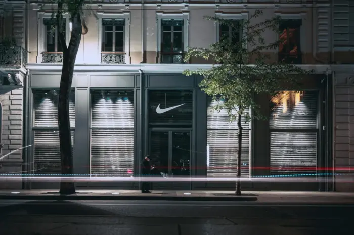 Magasin Nike avec Logo