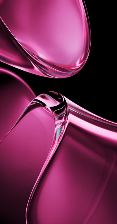 Formes Rose en verre modern IOS 26
