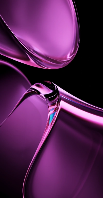 Formes Violet en verre modern IOS 26