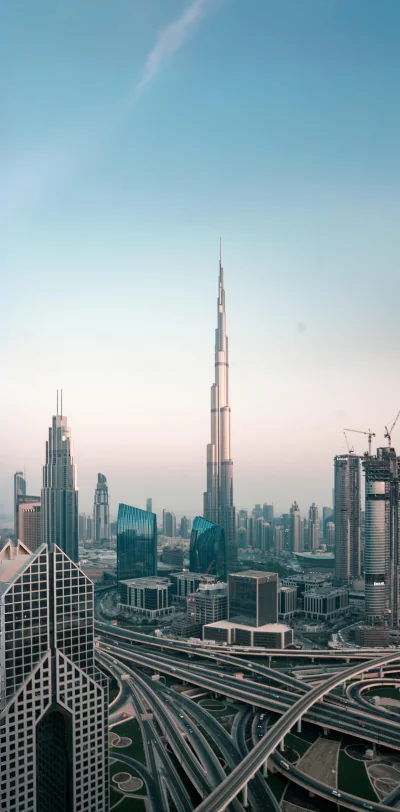 Photograph of Dubai skyscrapers