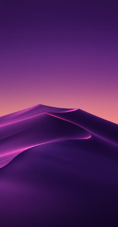 Désert violet Dégradé coucher de soleil