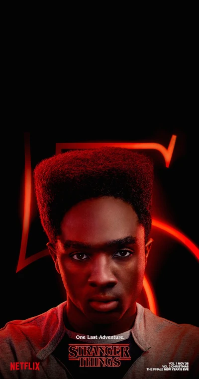 Lucas background from Stranger Things 5