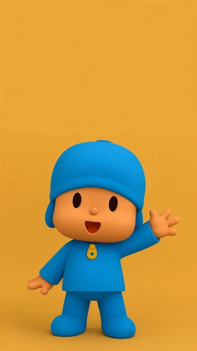 Pocoyo Phone Background