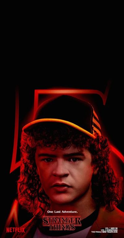 Dustin background from Stranger Things 5