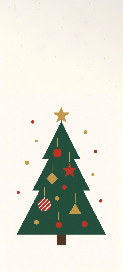 Sapin de Noël minimaliste et élégant