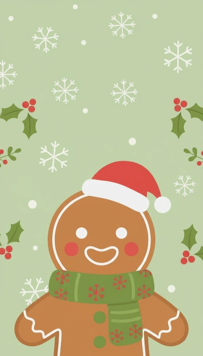 Bonhomme pain d'épice arrière plan