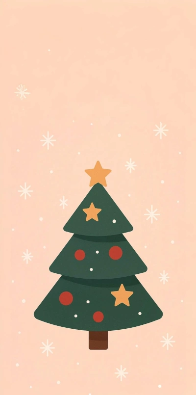 Sapin de noel arrière plan telephone