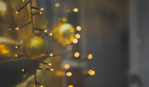 Christmas ball photograph