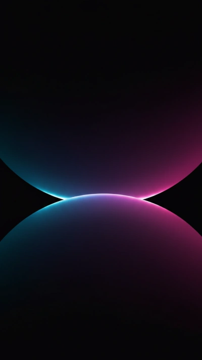 Dégradé néon Bleu et Violet Arrière Plan pour IOS 26