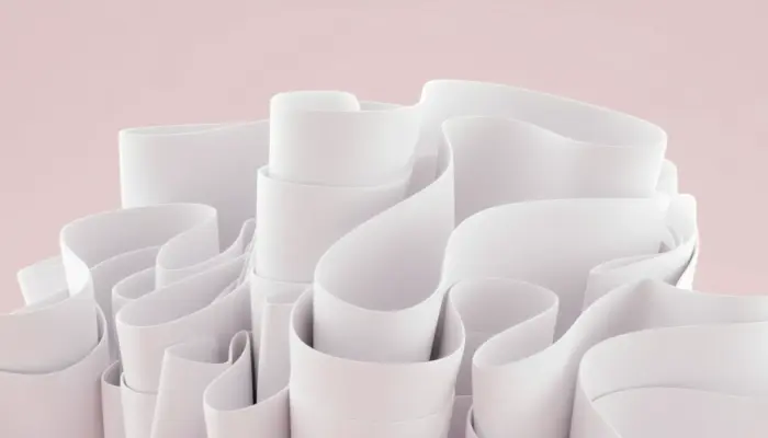 Abstract White and Pink Soft and Modern Style