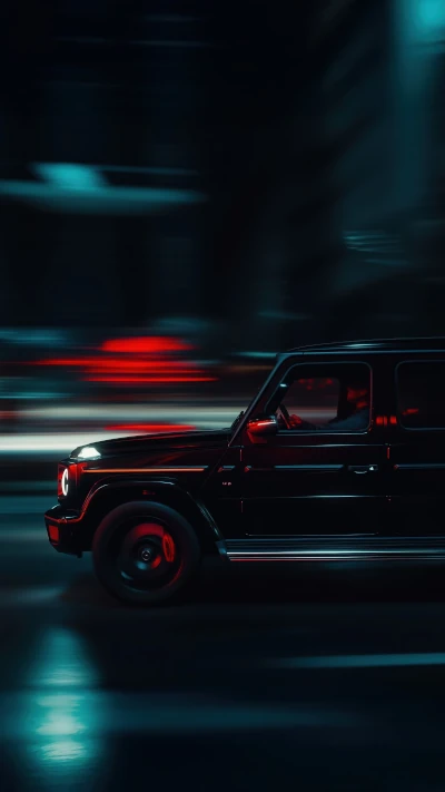 Black Mercedes G-Class AMG