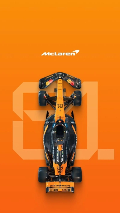 Formula 1 McLaren orange background
