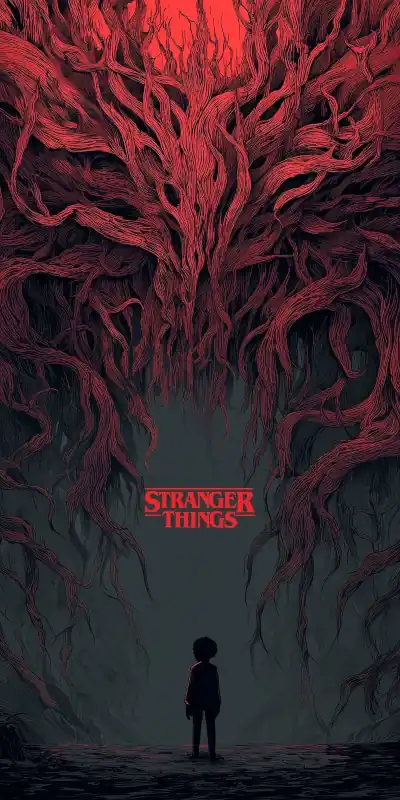 Illustration Stranger Things season 5