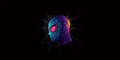 Arrière plan minimaliste Spider man Marvel