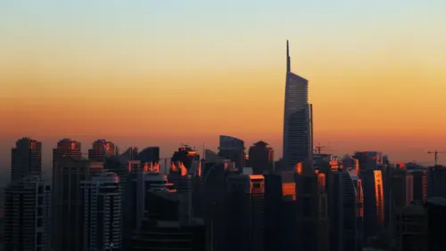 Dubai at sunset