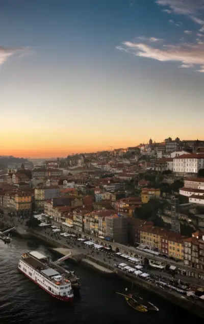 Porto au coucher du soleil