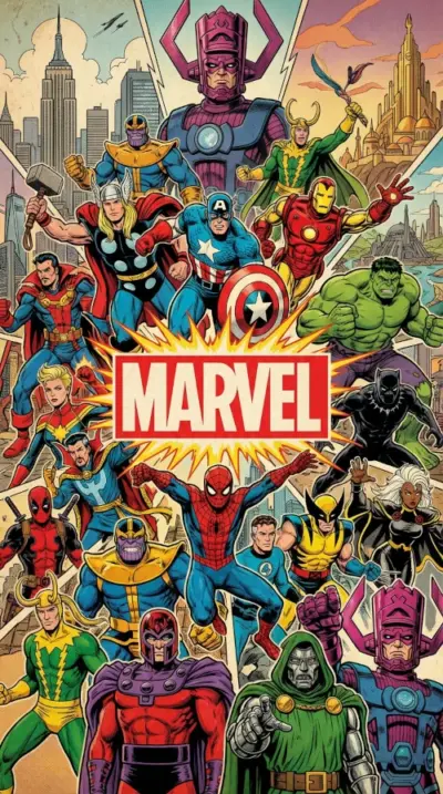 Arrière plan Marvel
