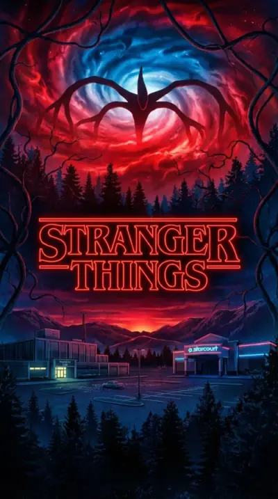 Arrière plan Stranger Things Netflix
