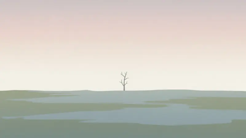 Petit arbre solitaire