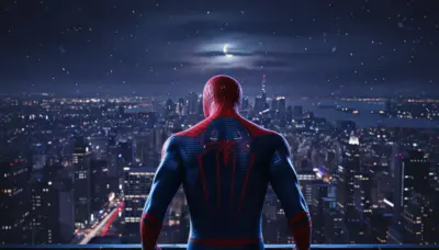 Spider man arrière plan
