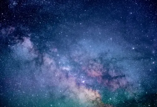 Galactic night sky