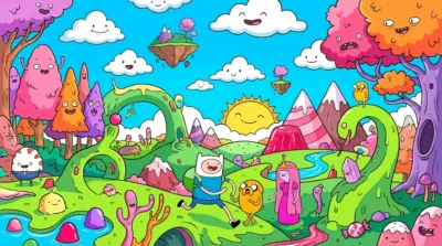 Adventure Time cartoon