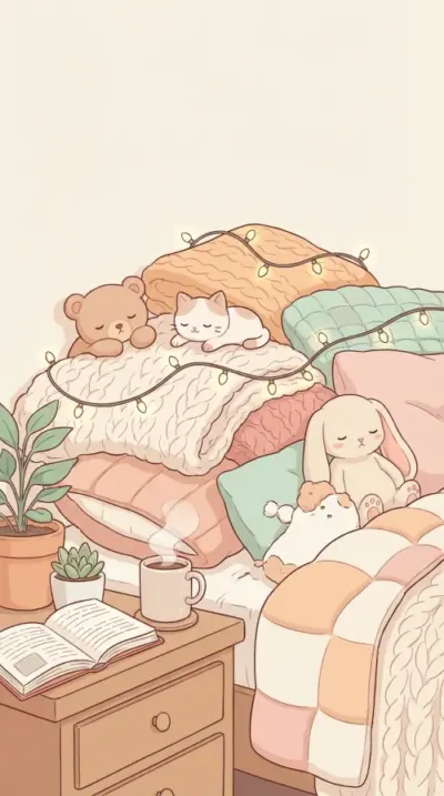 Illustration chambre mignon