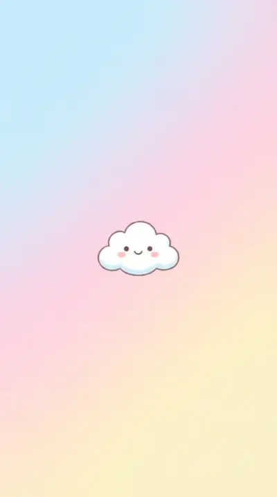 Nuage minimaliste mignon