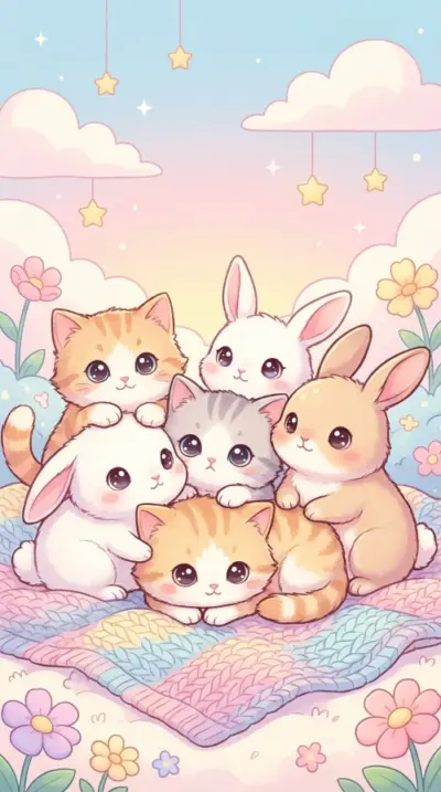 kawaii animaux mignons