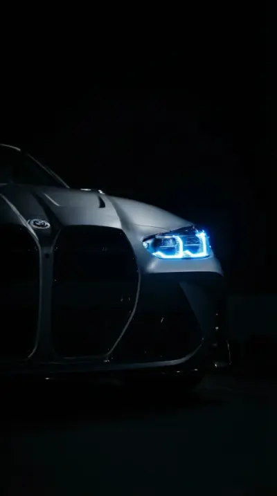 Arrière plan noir Bmw M3