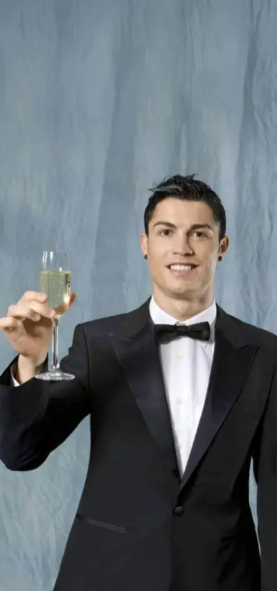 Arrière plan Ronaldo drole