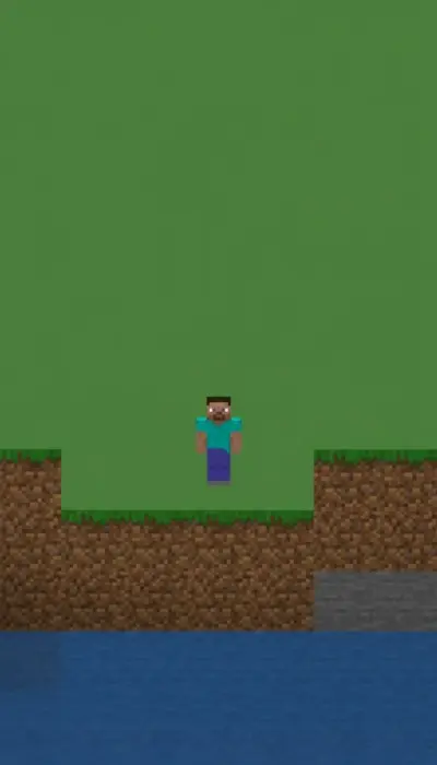 Arrière plan minimaliste Minecraft