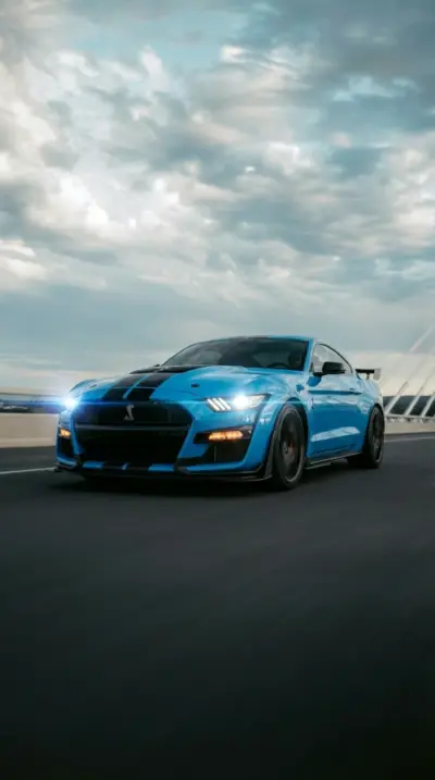 Ford Mustang Shelby bleue