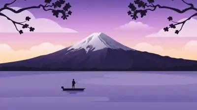 Mont Fuji minimaliste