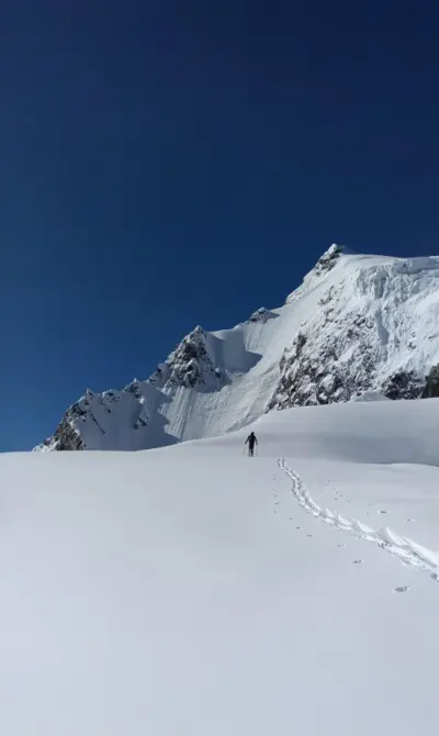 Paysage Montagne enneigé
